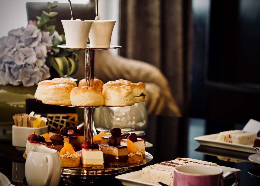 afternoon tea on table