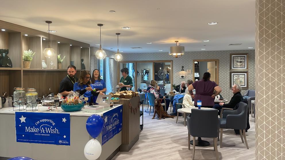 bake sale at Darcy House Care Home