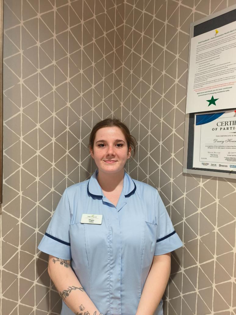 lady smiling for staff photo